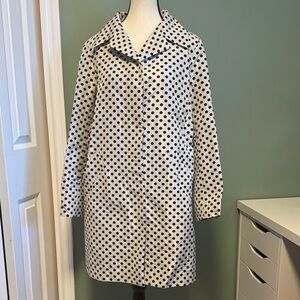 Weekend Max Mara Off-White and Black Polka Dot Jacket
